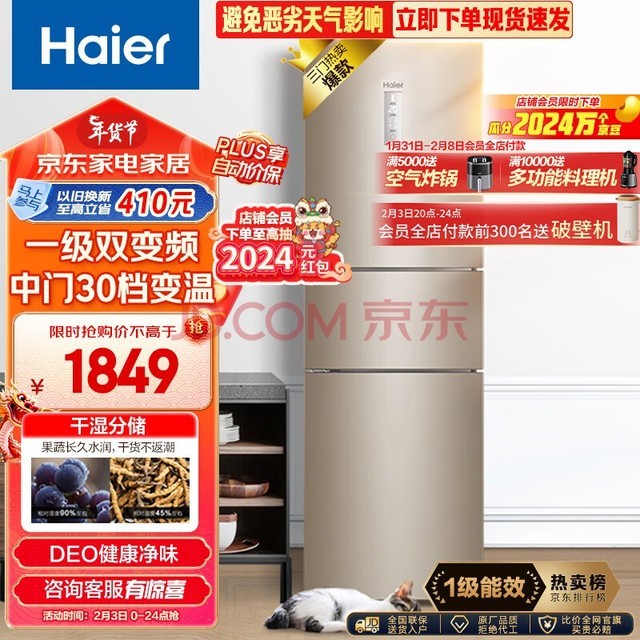 Haier223˪ŶŵСͼⷿ һЧʡűBCD-223WDPT