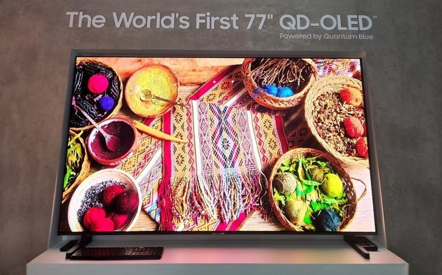 三星将在CES2023发布全球首款77英寸QD-OLED电视 