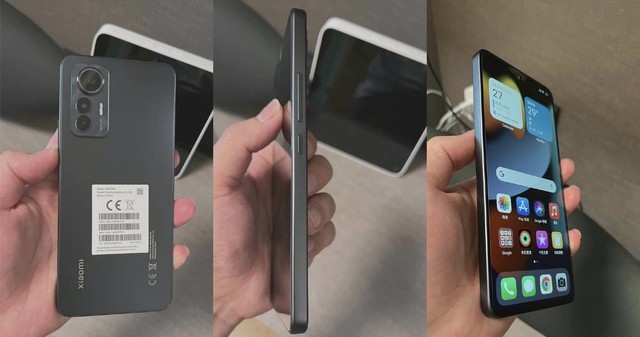 小米12新版真机曝光直角边框像极了iphone14