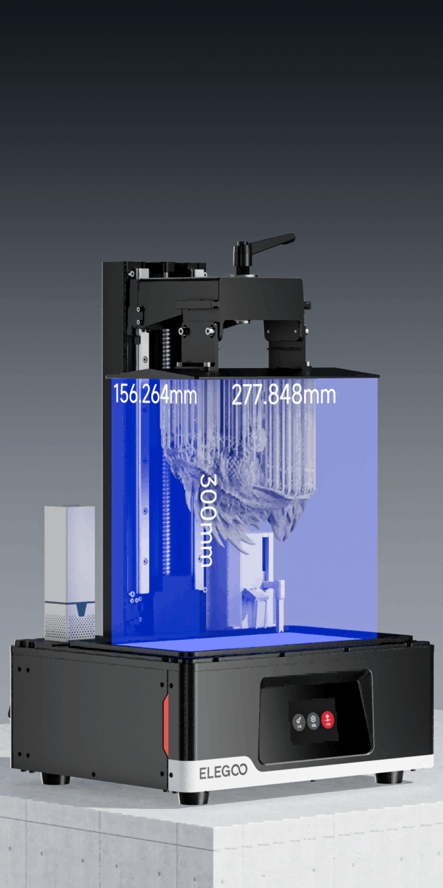 千元级激光雕刻机升级版超大尺寸光固化3d打印机elegoo爱乐酷新品上市