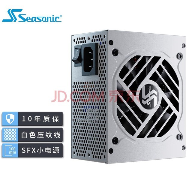SEASONIC ׽ȫģFOCUS SPX750 White ɫ޶750W SFXСԴ ɫѹģ 0dBAģʽ