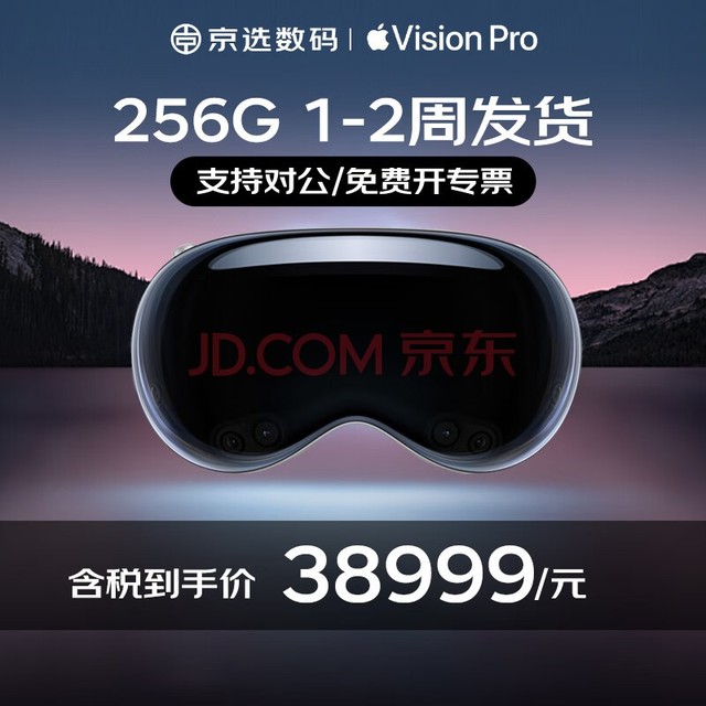 Apple Vision Pro苹果VR眼镜 便携高清 苹果头显 苹果ar智能眼镜 Vision Pro 256G（1-2周发货） 美版
