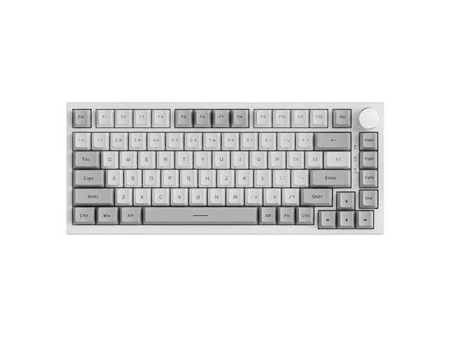 黑爵 AK820 灰白(有线/AS红轴/上位灯-白灯)