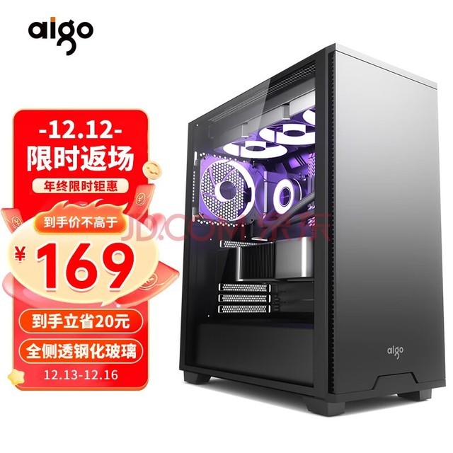 ߣaigoF70 ɫ  ATX̨ʽ䣨ȫ͸ֻ/E-ATX/360ˮ/֧40ϵԿ