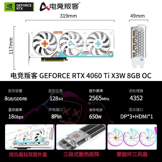 ޡAX羺ѿGeForce RTX 4060TiԿ3049Ԫ