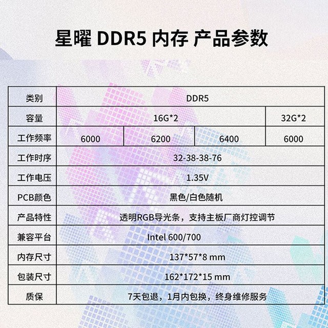 ޡӰ DDR5 6000 16G699Ԫ