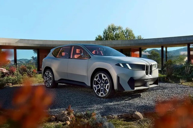 宝马新世代x概念车亮相外观时尚动力强劲