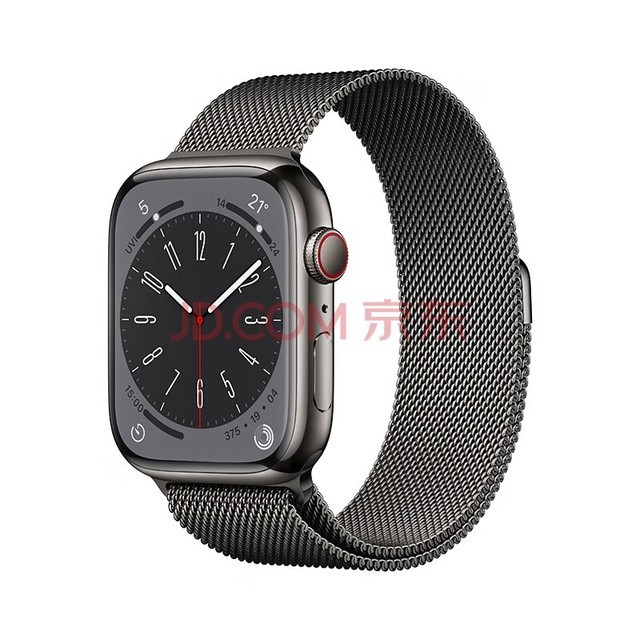 Apple/ƻ Watch Series 8 ֱGPS+ѿ45ʯīɫֱʯīɫ˹MNKY3CH/A