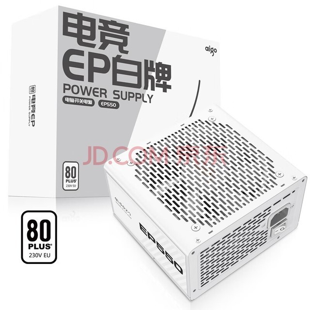 ߣaigo550W EP550  ɫ Դ (80Plus/ʽPFC/ֱ֧/·12V