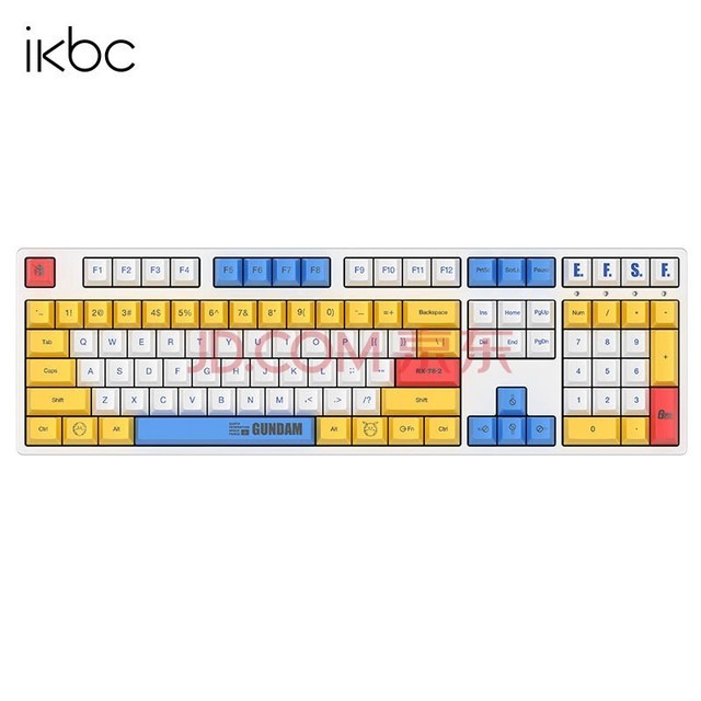 ikbc Z108高达1.0联名键盘无线键盘机械键盘无线游戏办公键盘108键红轴