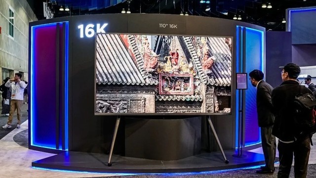 京东方首发16K 超高清 110 英寸显示屏，细腻度是 8K 的四倍