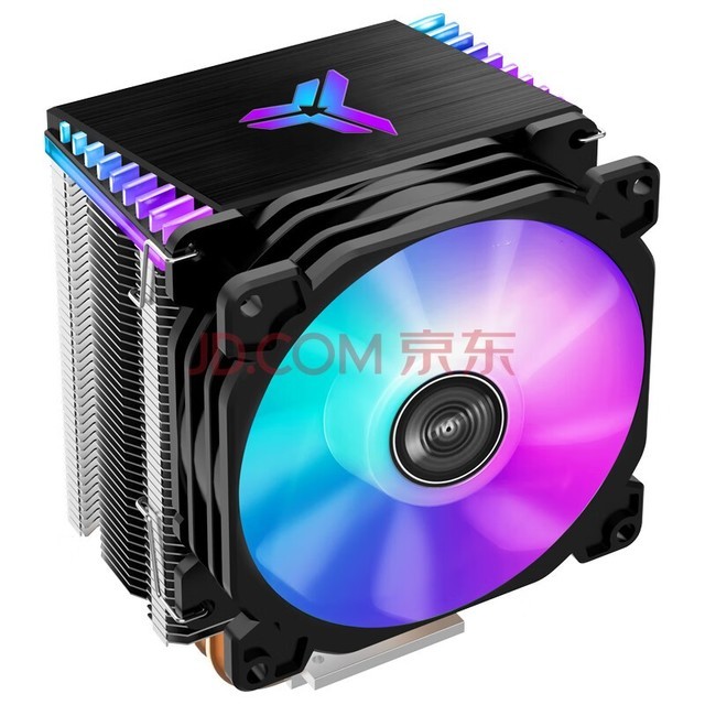  JONSBO CR-1400 color tower CPU radiator (colorful streamer light effect/4 heat pipe/PWM fan/multi platform/with silicone grease)