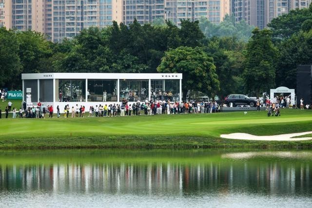 袁小林出席沃尔沃中国高尔夫公开赛