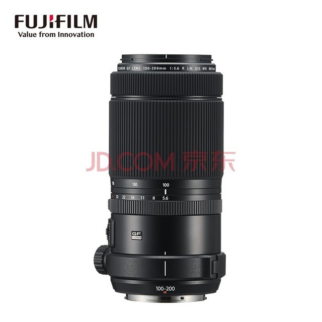 富士（FUJIFILM）GF100-200mm F5.6 R LM OIS WR 中画幅/高画质/中长焦变焦镜头 自然风光 防抖