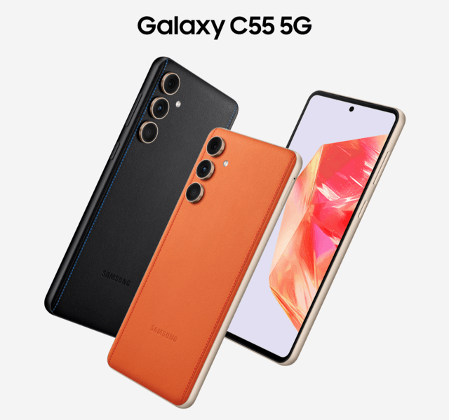 1999元起！三星Galaxy C55手机发售 2种配色可选