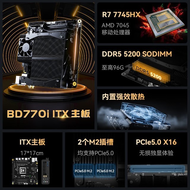 ޡAMD Ryzen 7+DDR5 ITX2649Ԫ