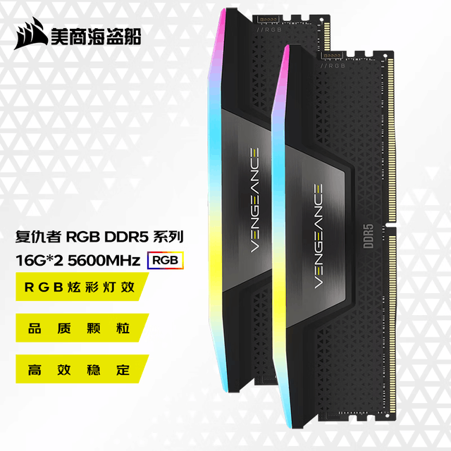 ޡ̺RGB D5 DDR5̨ʽڴ 769Ԫ