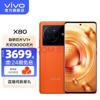 vivo X80 9000콢оƬ оƬV1+ ˾T*ѧͷ ˫о80W ֻ ó 8GB+128GB