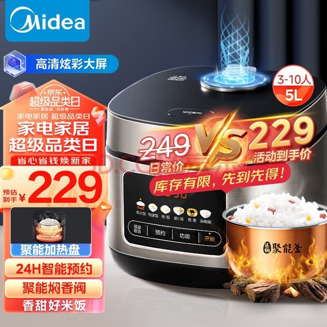 ģMidea緹ҵ緹5Lܸ׷MB-RE5173-10ˣ