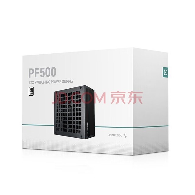 九州风神（DEEPCOOL)PF系列 电源白牌台式机电脑电源 80PLUS白牌认证 稳定供电 PF500 白牌额定500W