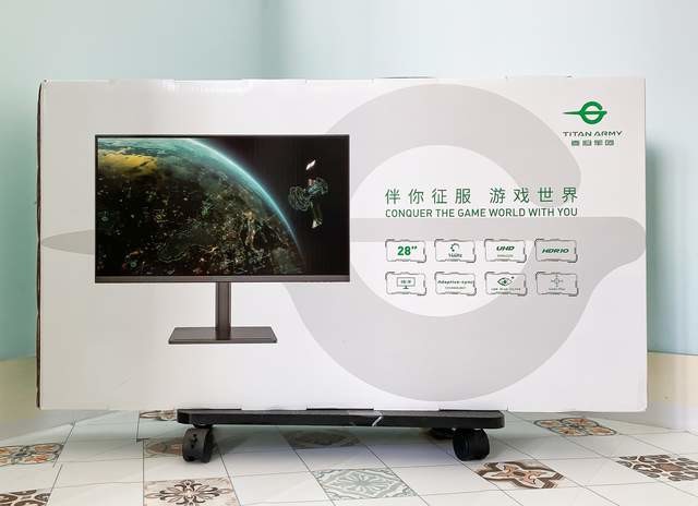 价格触底,丝毫可见,泰坦军团4K/144Hz高刷电竞显示器P28H2V真爽