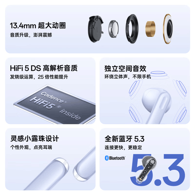 【手慢无】OPPO Enco Air3真无线蓝牙耳机只要156元