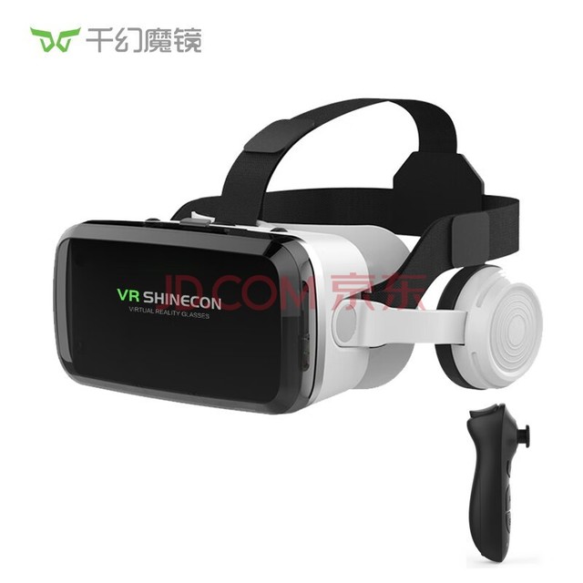 千幻魔镜 G04BS十一代vr眼镜智能蓝牙连接 3D眼镜手机VR游戏机 【八层纳米蓝光版】蓝牙手柄+VR资源