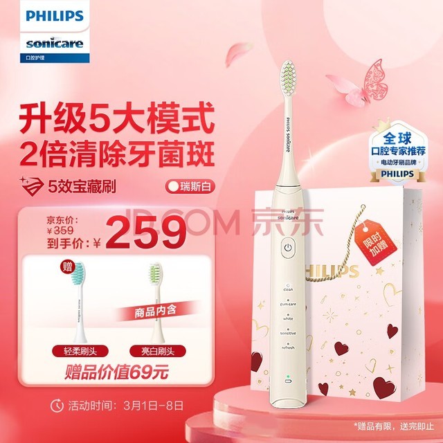 ֣PHILIPS綯ˢ¿  Ů/ëˢͷ5Чˢ ˹HX2471/03