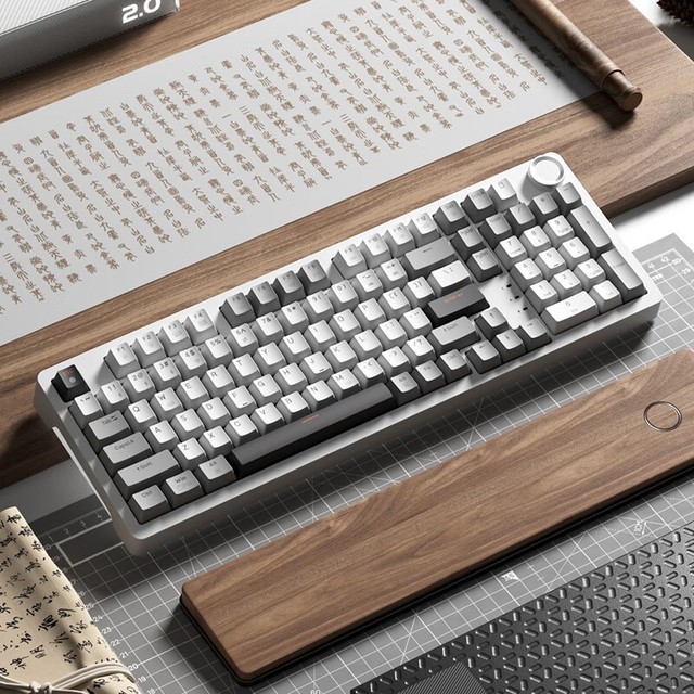 0 机械键盘 三模无线键盘 gasket客制化键盘 98配列游戏办公键盘 2u大