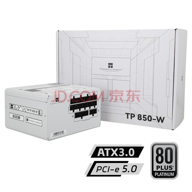 Thermalright()  850W TR-TP850-W ATX3.0Դ ׽ȫģԴ ԭPCIE5.0 ȫϵ ԵԴ