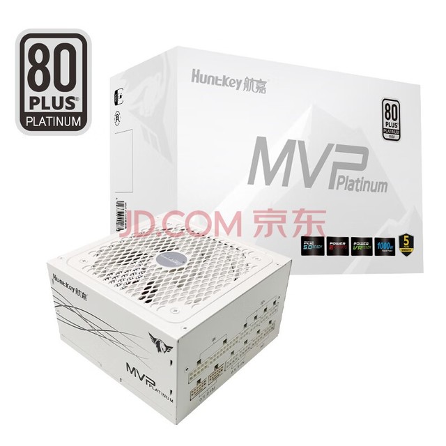 ΣHuntkey׽1000W MVP P1000ɫԴ80PLUS׽ȫģ/ͣ/RTX4080/ATX3.0/ԭPCIe5.0