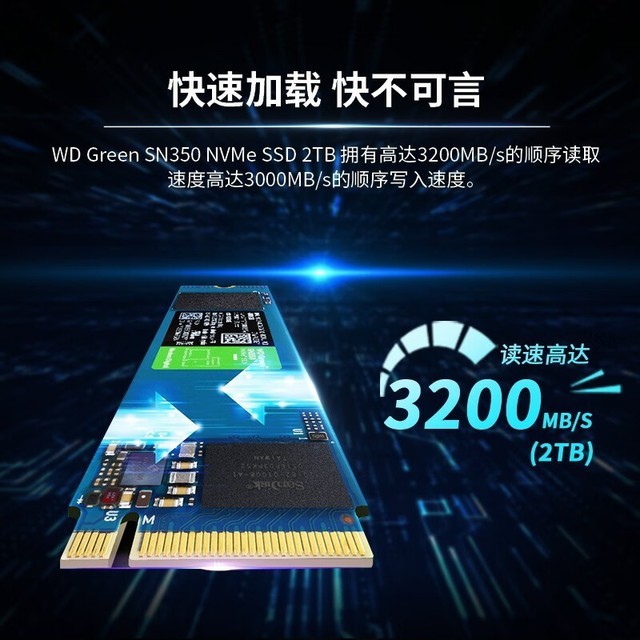 【手慢无】西部数据SN350 M.2固态硬盘超值优惠