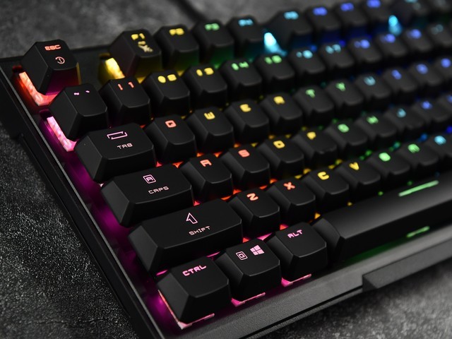 MSI/微星GK41 DUSK电竞机械键盘鼠标套装RGB定制键帽电脑电竞游戏