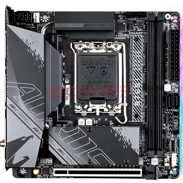 技嘉（GIGABYTE）迷你雕B760I AORUS PRO DDR5主板支持CPU 1390013700KF Intel B760 LGA 1700