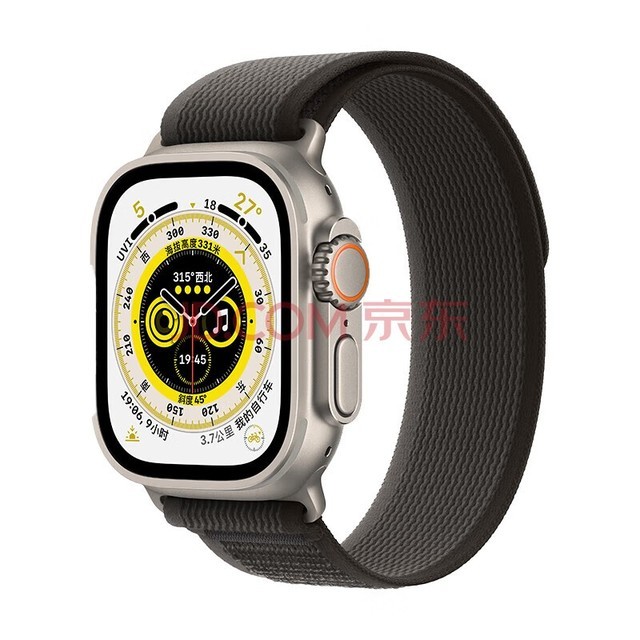 Apple Watch Ultra ֱGPS+ѿ 49ѽǺɫҰػʽM/L eSIMֱMQFH3CH/A