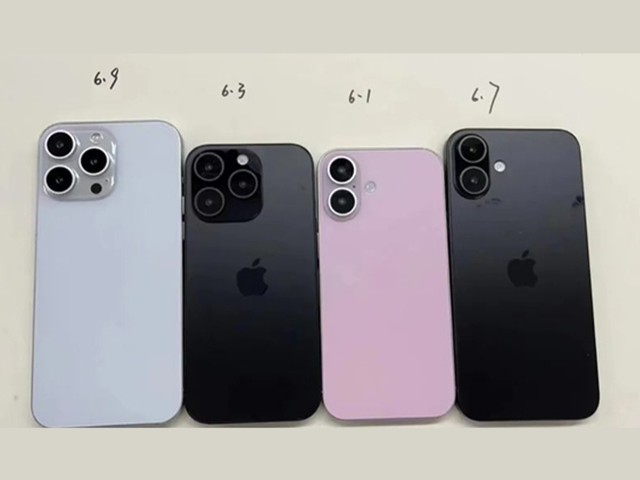 iPhone 16系列机模曝光