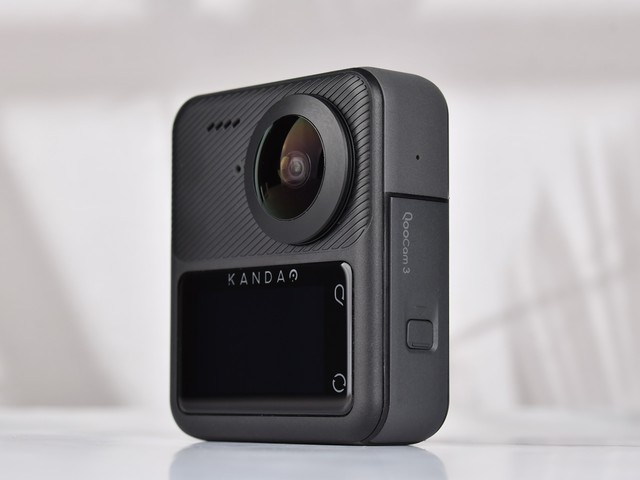5.7K全景视频 QooCam 3运动相机评测