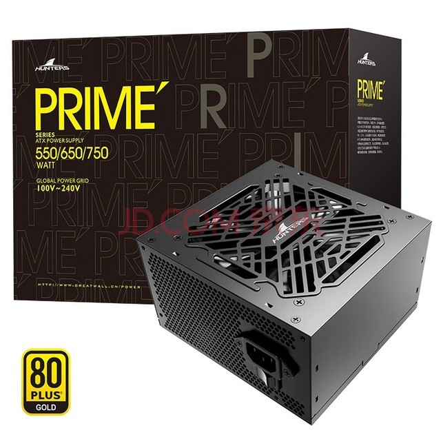 长城（Great Wall）PRIME系列台式机主机机箱电脑电源 P6金牌直出线 650W