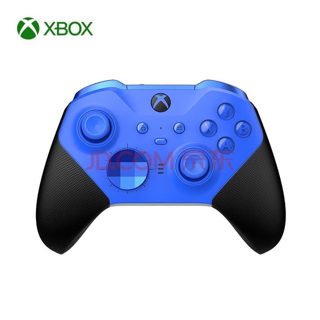 微软（Microsoft）Xbox Elite无线控制器二代精英手柄 steam游戏 电脑游戏手柄 精英手柄二代 青春版(蓝色) 【国行原封】
