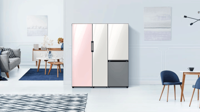 清凉一夏三星BESPOKE缤色铂格冰箱打开高效储鲜新方式