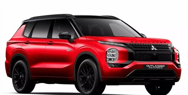 三菱新款欧蓝德gsr外观太美了插电混动智能辅助系统