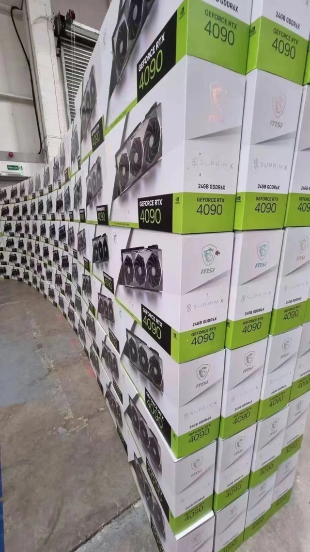 不要加价买rtx4090经销商晒仓库照片
