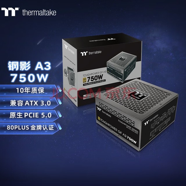 ThermaltakeTt750W ӰToughpower GF A3 ԵԴԭPCIe5.0/ATX3.0淶/80PLUS/40Կ