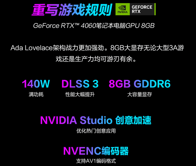 满功耗RTX4060游戏本推荐清单 华硕天选4到手只要9599元