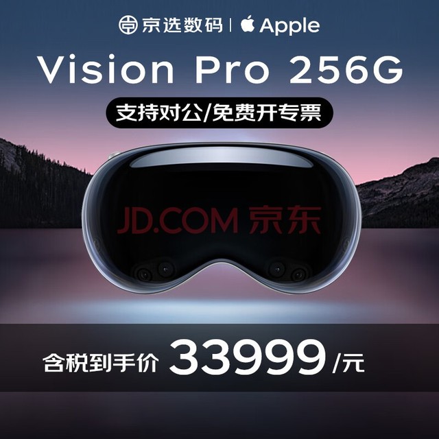Apple Vision Pro苹果VR眼镜 便携高清 苹果头戴显示器 苹果ar智能眼镜 Vision Pro256G（1-2天发货) 美版