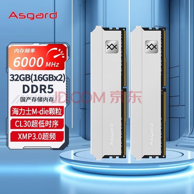 ˹أAsgard32GB(16Gx2) DDR5 6000Ƶ ̨ʽڴ --סC30
