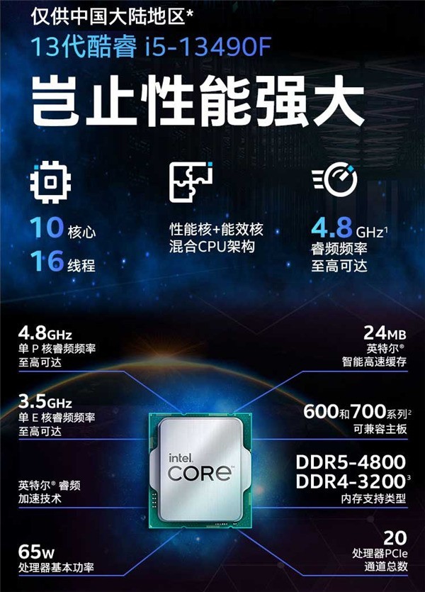 1399起 中国特供CPU立减300元
