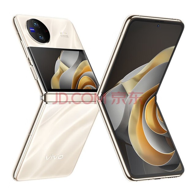 【12期（白条）免息】vivo X Flip 5G 折叠屏手机 绸金 12GB+256GB