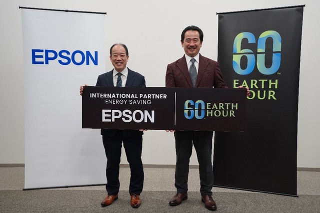  Epson became the first global partner of "Earth Hour" to support environmental protection activities for all