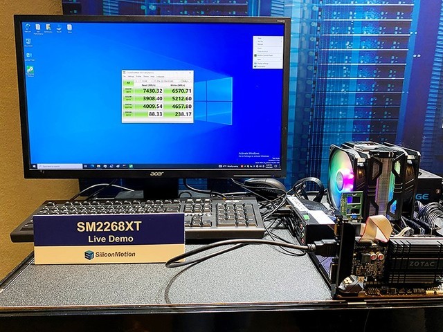 SMI COMPUTEX展出SM2268XT主控：打造DRAM-less最快SSD
